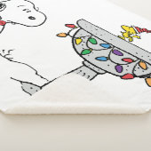 pinda's | Snoopy & Woodstock Frozen Birdbath Sherpa Deken (3/4)