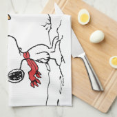 pinda's | Snoopy & Woodstock Frozen Birdbath Theedoek (Quarter Fold)