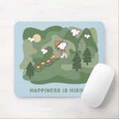 pinda's | Snoopy & Woodstock Happiness Hiking Muismat (Met muis)
