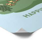 pinda's | Snoopy & Woodstock Happiness Hiking Poster (Hoek)