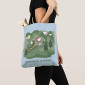 pinda's | Snoopy & Woodstock Happiness Hiking Tote Bag (Dichtbij)