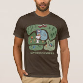 pinda's | Snoopy & Woodstock Happiness is Camping T-shirt (Voorkant)