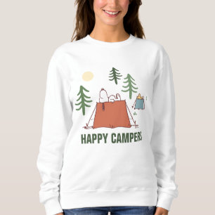 pinda's Snoopy & Woodstock Happiness is Camping Trui