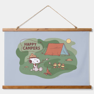 pinda's Snoopy & Woodstock Happy Campers 2 Hangend Wandkleed