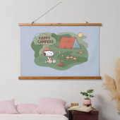 pinda's | Snoopy & Woodstock Happy Campers 2 Hangend Wandkleed (Slaapkamer)