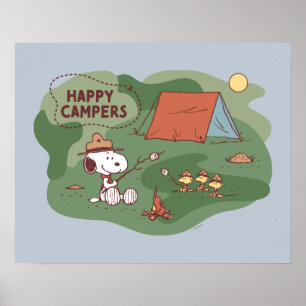 pinda's Snoopy & Woodstock Happy Campers 2 Poster