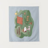 pinda's | Snoopy & Woodstock Happy Campers 2 Wandkleed (Voorkant)
