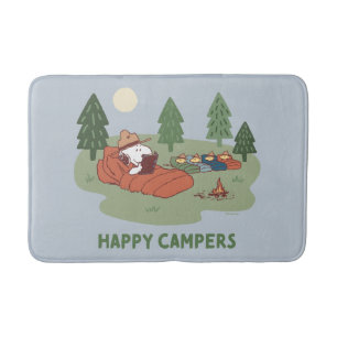 pinda's   Snoopy & Woodstock Happy Campers Badmat
