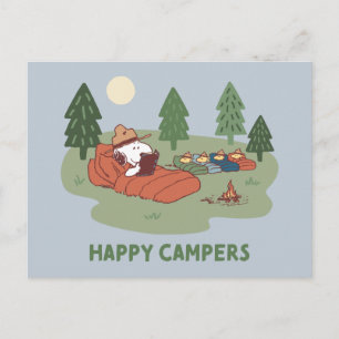 pinda's   Snoopy & Woodstock Happy Campers Briefkaart