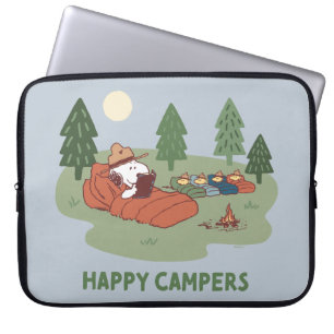 pinda's Snoopy & Woodstock Happy Campers Laptop Sleeve