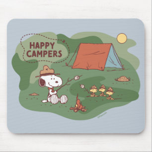 pinda's   Snoopy & Woodstock Happy Campers Muismat