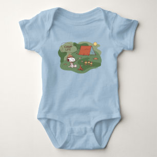 pinda's Snoopy & Woodstock Happy Campers Romper