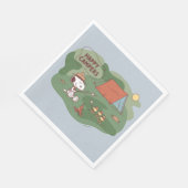 pinda's | Snoopy & Woodstock Happy Campers Servet (Hoek)