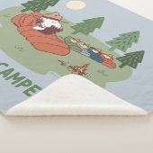 pinda's | Snoopy & Woodstock Happy Campers Sherpa Deken (3/4)