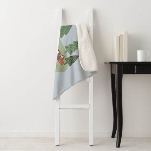 pinda's | Snoopy & Woodstock Happy Campers Sherpa Deken (In situ)