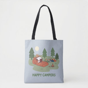 pinda's Snoopy & Woodstock Happy Campers Tote Bag