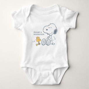 pinda's   Snoopy & Woodstock Happy Romper