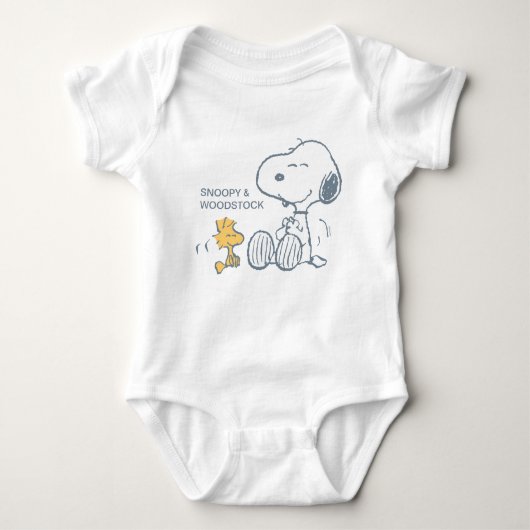 pinda's | Snoopy & Woodstock Happy Romper (Voorkant)