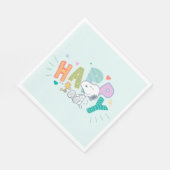 pinda's | Snoopy & Woodstock Happy Servet (Hoek)