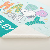 pinda's | Snoopy & Woodstock Happy Sherpa Deken (3/4)