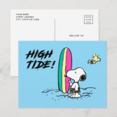 pinda's | Snoopy & Woodstock High Tide Briefkaart (Voorkant / Achterkant)