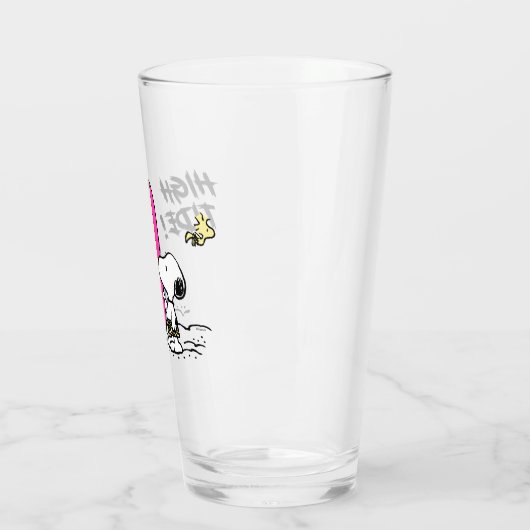 pinda's | Snoopy & Woodstock High Tide Glas (Links)