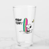 pinda's | Snoopy & Woodstock High Tide Glas (Voorkant)