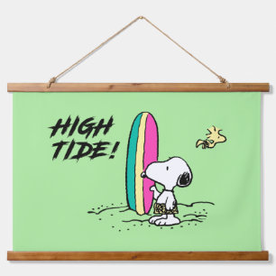 pinda's   Snoopy & Woodstock High Tide Hangend Wandkleed