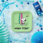 pinda's | Snoopy & Woodstock High Tide Papieren Bordje (Feest)