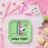 pinda's | Snoopy & Woodstock High Tide Papieren Bordje (Feest)