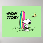 pinda's | Snoopy & Woodstock High Tide Poster (Voorkant)