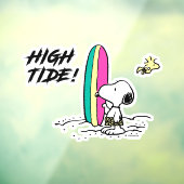 pinda's | Snoopy & Woodstock High Tide Raamsticker (Vel 3)