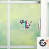 pinda's | Snoopy & Woodstock High Tide Raamsticker (Huis)