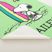 pinda's | Snoopy & Woodstock High Tide Sherpa Deken (3/4)