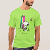 pinda's | Snoopy & Woodstock High Tide T-shirt (Voorkant)