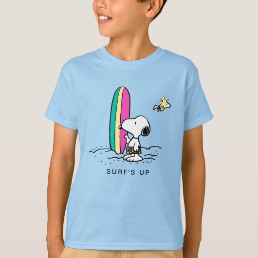 pinda's | Snoopy & Woodstock High Tide T-shirt (Voorkant)