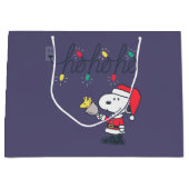 pinda's | Snoopy & Woodstock Ho Ho Ho Groot Cadeauzakje (Voorkant)