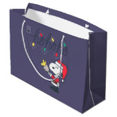 pinda's | Snoopy & Woodstock Ho Ho Ho Groot Cadeauzakje (Achterkant Gekanteld)