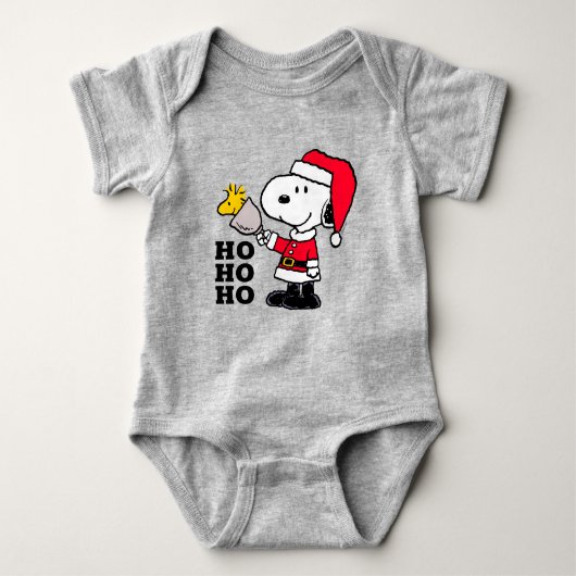 pinda's | Snoopy & Woodstock Ho Ho Ho Romper (Voorkant)