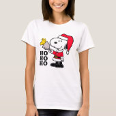 pinda's | Snoopy & Woodstock Ho Ho Ho T-shirt (Voorkant)