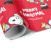 pinda's | Snoopy & Woodstock Ho Ho | Jouw namen to Cadeaupapier (Rol Hoek)
