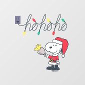 pinda's | Snoopy & Woodstock Ho Ho Window Cling Raamsticker (Vel)