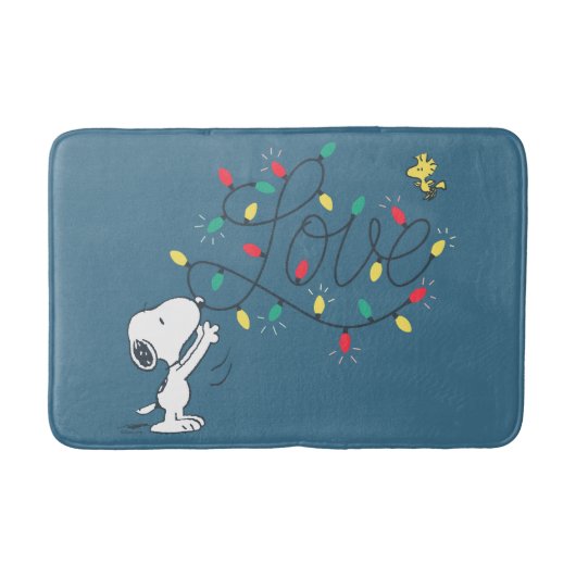 pinda's | Snoopy & Woodstock Holiday Decorting Badmat (Voorkant)