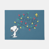 pinda's | Snoopy & Woodstock Holiday Decorting Deurmat (Voorkant)