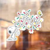pinda's | Snoopy & Woodstock Holiday Decorting Raamsticker (Vel 2)