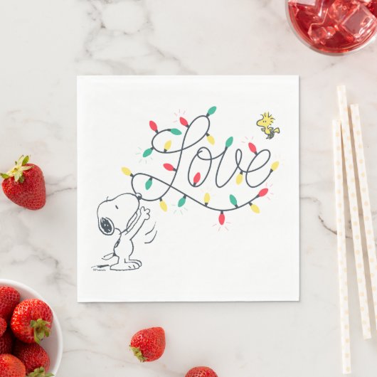 pinda's | Snoopy & Woodstock Holiday Decorting Servet (Insitu)