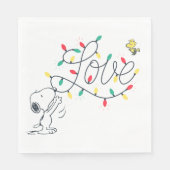 pinda's | Snoopy & Woodstock Holiday Decorting Servet (Voorkant)