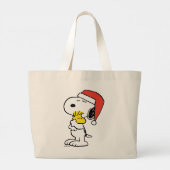 pinda's | Snoopy & Woodstock Holiday Grote Tote Bag (Achterkant)