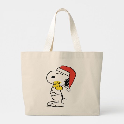 pinda's | Snoopy & Woodstock Holiday Grote Tote Bag (Achterkant)