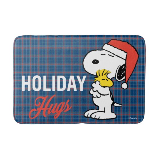 pinda's | Snoopy & Woodstock Holiday Hugs Badmat (Voorkant)